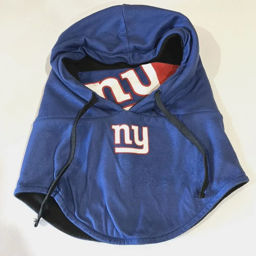 FOCO New York Giants Drawstring Hooded Blue Gaite/Balaclava - Unisex